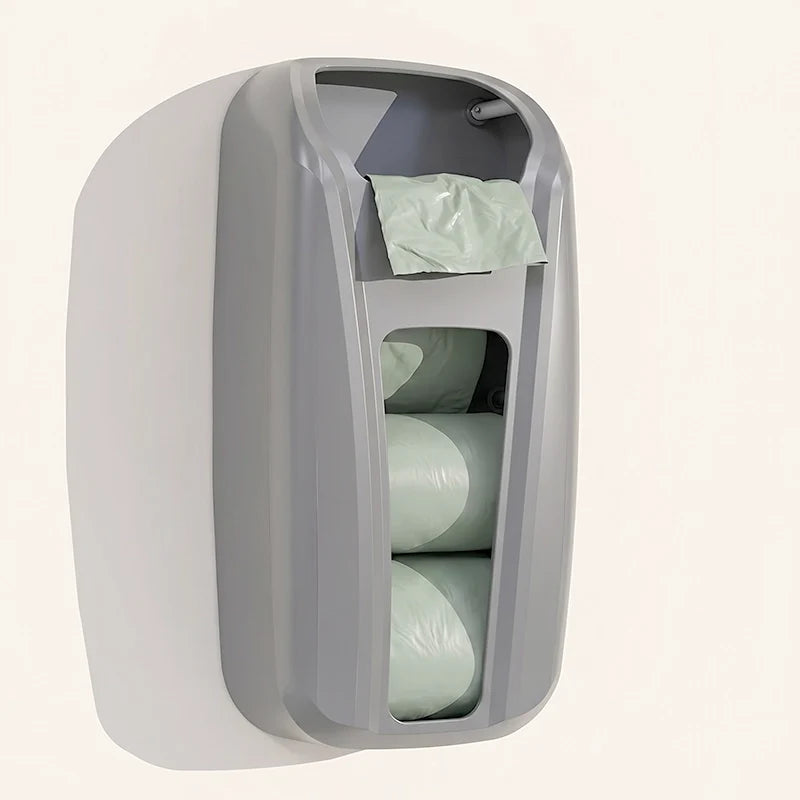Wall Mount Grocery Bag Holder and Dispenser
