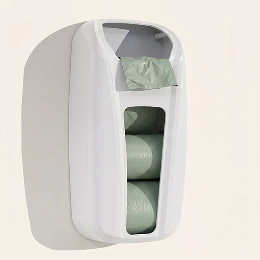 Wall Mount Grocery Bag Holder and Dispenser
