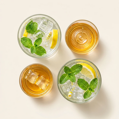 Clear Shatterproof Tumbler Glass Set
