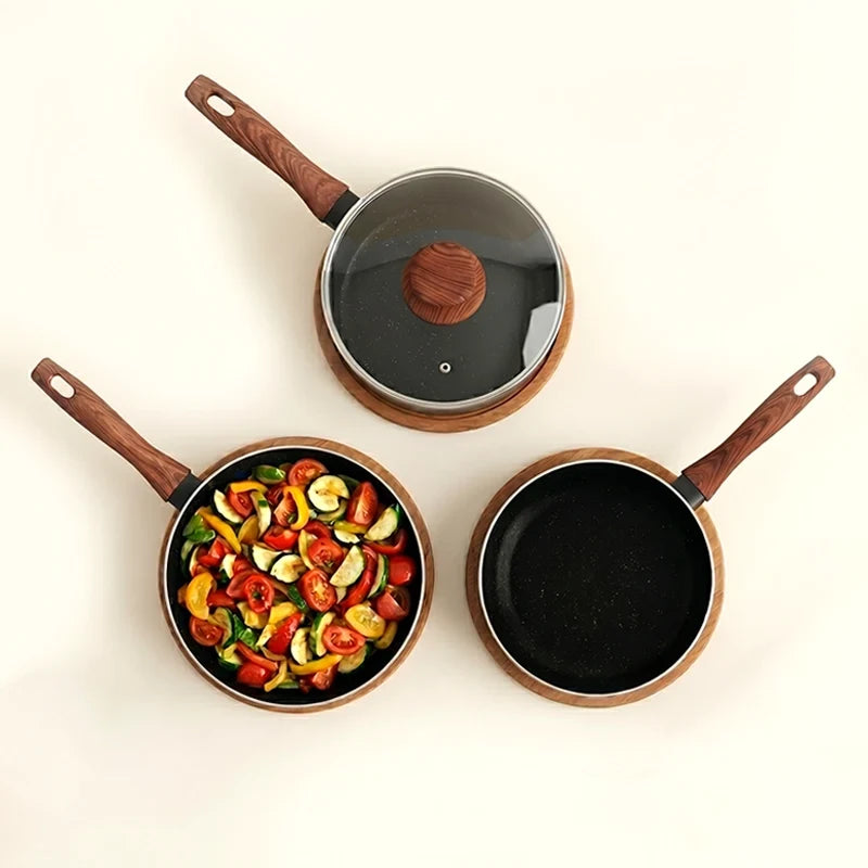 Essential 8 Piece Non Stick Granite Cookware Set
