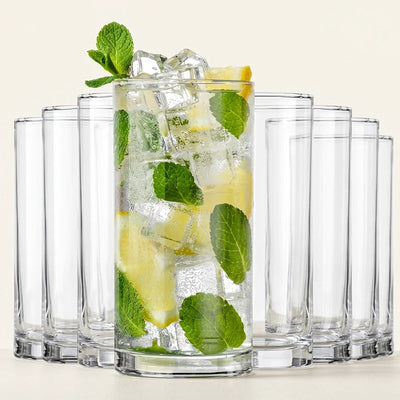 Clear Shatterproof Tumbler Glass Set