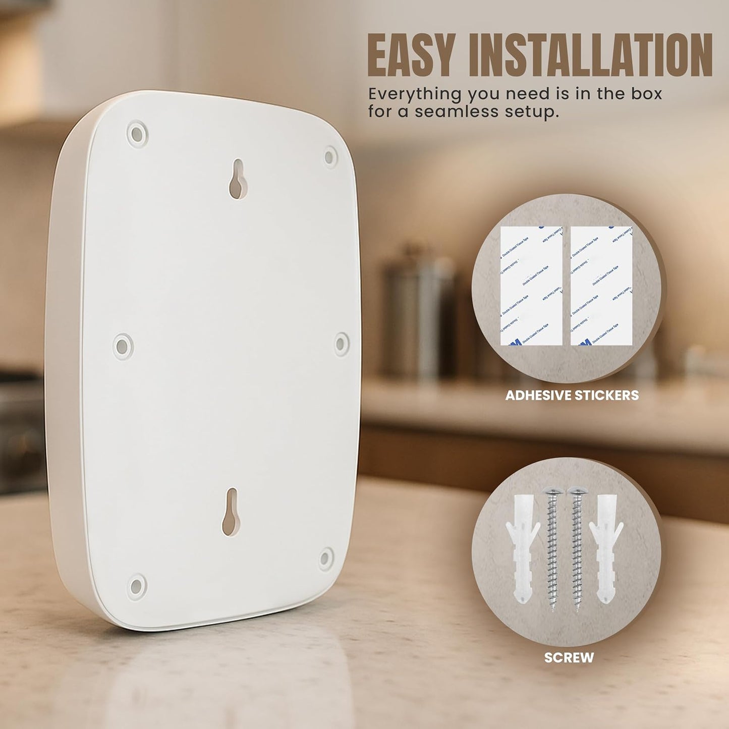 Wall Mount Grocery Bag Holder and Dispenser