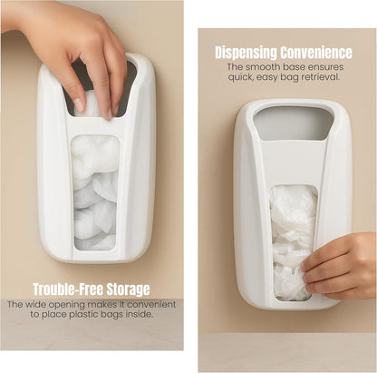 Wall Mount Grocery Bag Holder and Dispenser